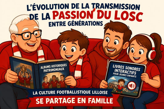 Livre LOSC : Transmettre la passion lilloise dès l'enfance