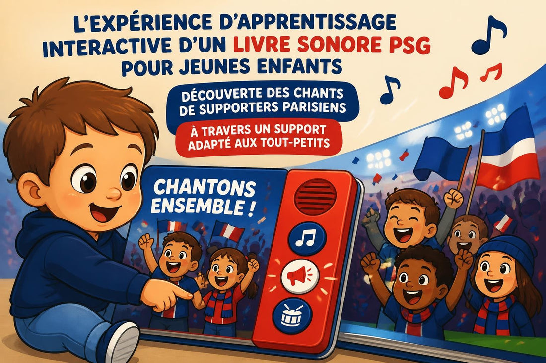 Livre Sonore PSG : Éveillez Vos Enfants à la Passion