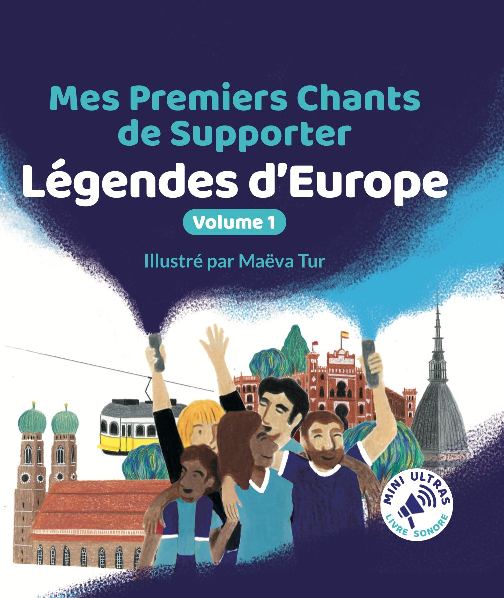 Livre sonore football Légendes d'Europe Vol.1 